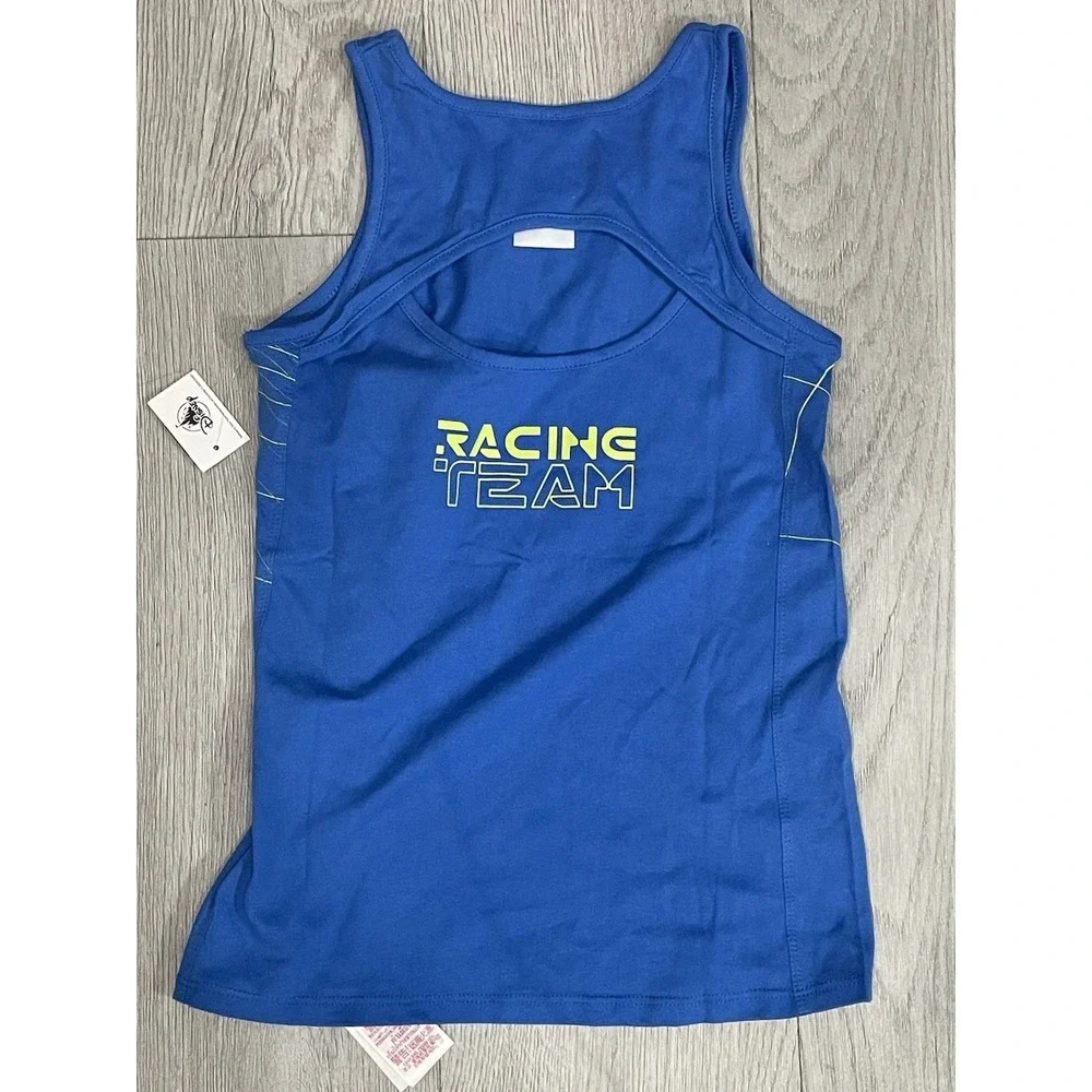 NEW Disney Parks Tron Lightcycle Run Blue Youth Tank Top 